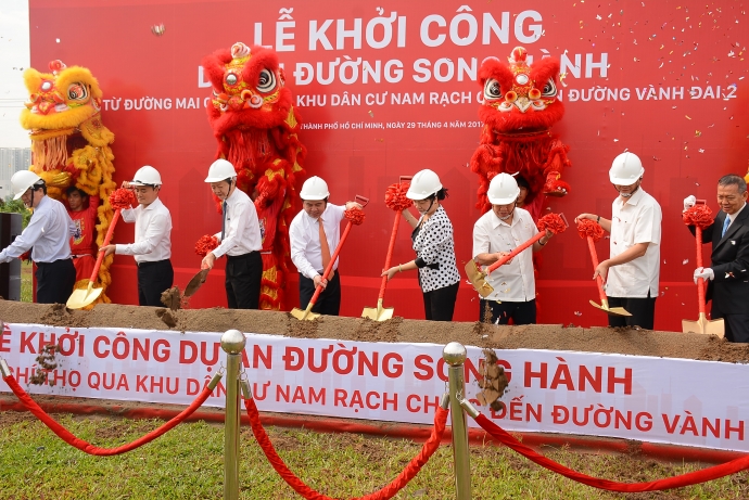 khoi cong xay dung duong song hanh cao toc