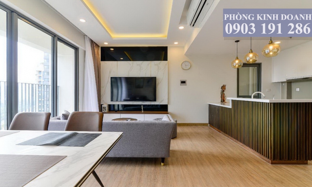 Masteri An Phú cho thuê 3 phòng ngủ nội thất đẹp toà B lầu 11 thoáng