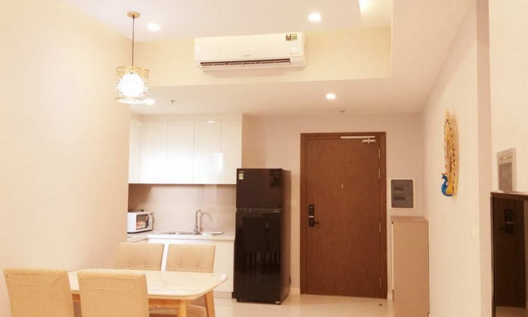 Cho thuê Masteri An Phú 2 phòng ngủ nội thất đẹp toà B lầu 11 giá rẻ