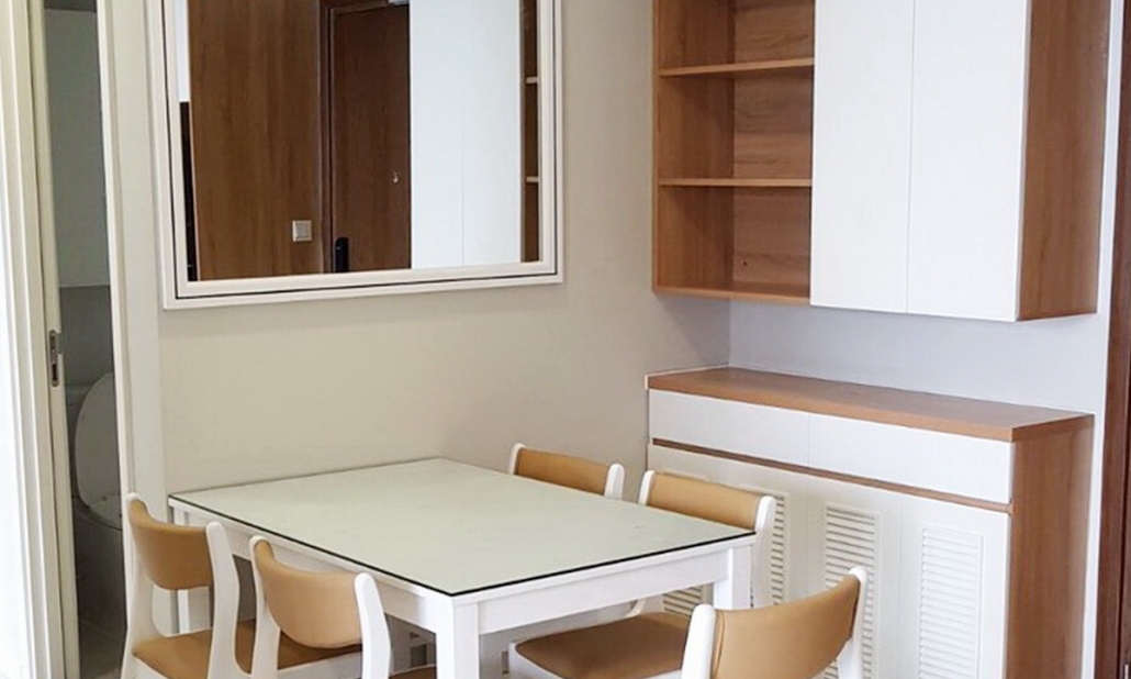 Cho thuê toà B Masteri An Phú 2 phòng ngủ nội thất lầu 34 view sông