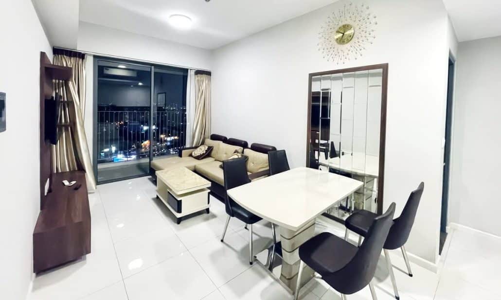 Masteri An Phú căn hộ 2 phòng ngủ cho thuê nội thất đẹp lầu cao view quận 1