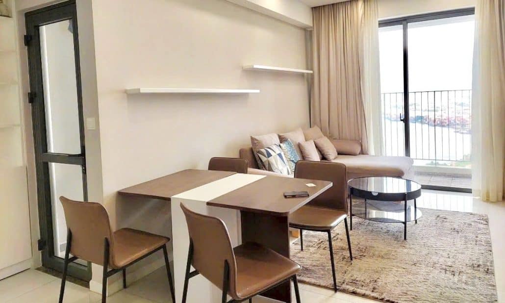 Masteri An Phú cho thuê 2 phòng ngủ block B lầu cao nội thất đẹp view mát