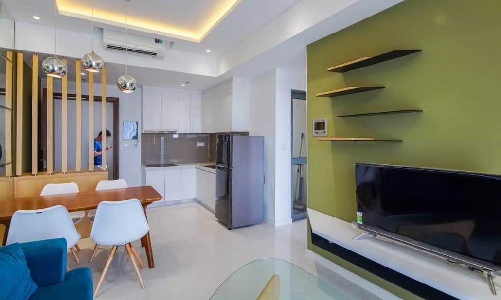 Masteri An Phú cho thuê căn hộ 2 phòng ngủ lầu cao nội thất đẹp view mát