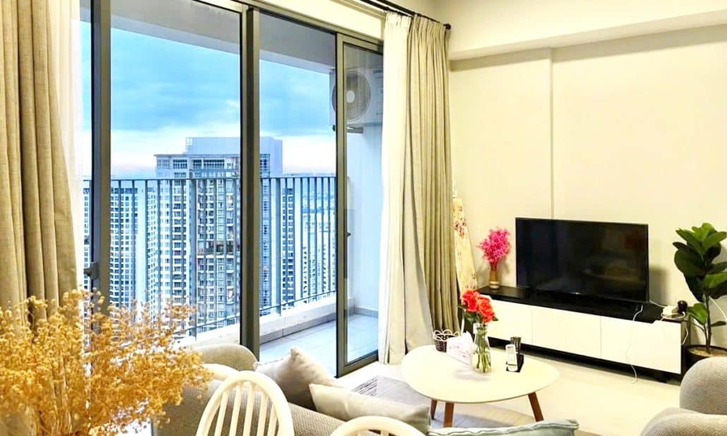 Masteri An Phú bán căn hộ 2 phòng ngủ nội thất đẹp lầu cao thoáng mát