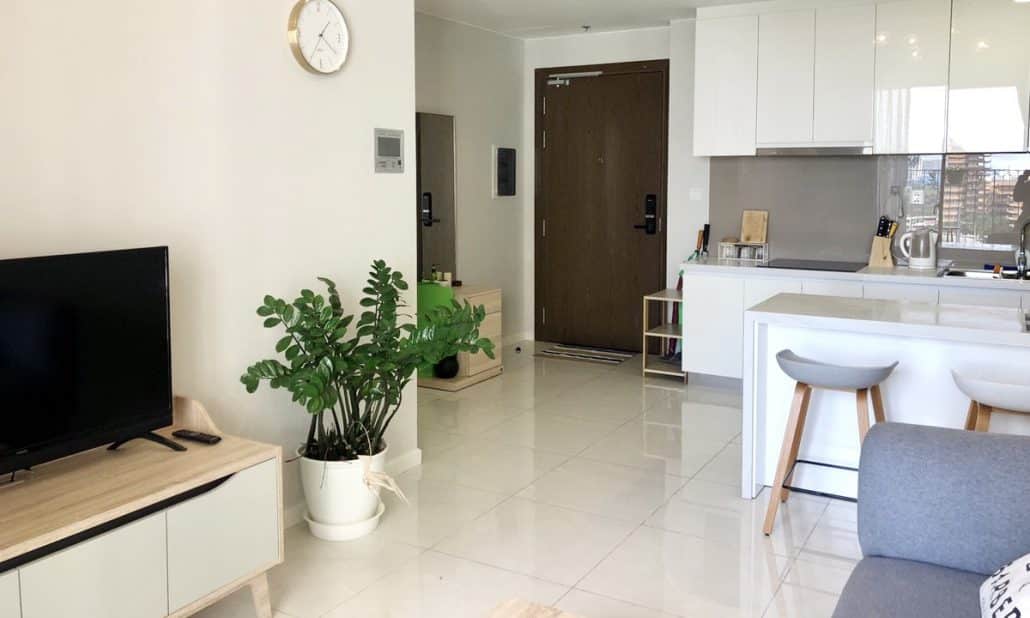 Masteri An Phú bán căn hộ 2 phòng ngủ có nội thất lầu cao view thoáng mát